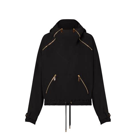 louis vuitton kangaroo|Kangaroo Pocket Silk Hooded Jacket .